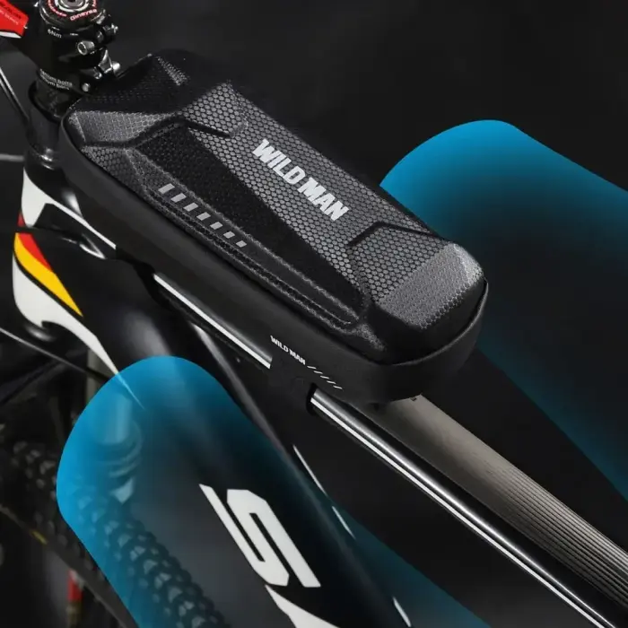 WILDMAN traveling bag for bike frame with zipper 1L ES5 black Photo