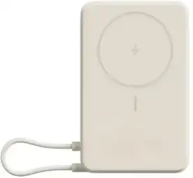 Внешний аккумулятор (powerbank) Xiaomi | 10 000 мА·ч | USB-C, Wireless, MagSafe | бежевый