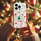 TEL PROTECT Christmas Clear maciņš telefonam iPhone 15 Pro caurspīdīgs (dizains 2) — Foto 5