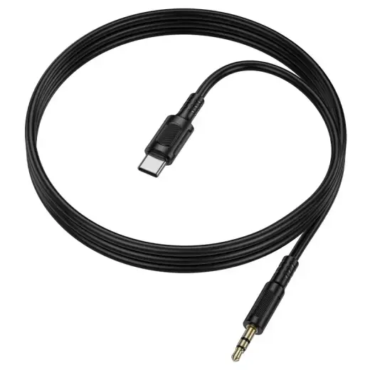 Borofone Cable AUX BL25B Nice - Type C to jack 3,5mm - 1 metre black Foto 6