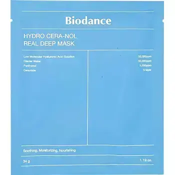 Biodance  Hydro Cera-Nol Real Deep Mask - intense hydration 34 g 34ml