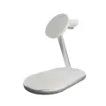 Puro Mag Station Qi2 3-in-1 Wireless Charger Compatible with MagSafe - White Foto 2