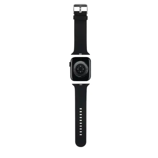 Karl Lagerfeld Karl Head NFT Watch Strap for Apple Watch 42|44|45|46|49 Black (Damaged Package) Foto 2