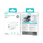 BWOO CDA207 PD 36W wall charger 1x USB-A + USB-C port white Foto 4
