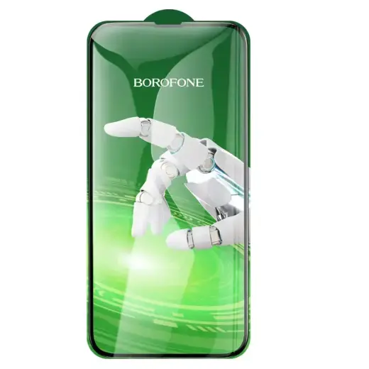 Borofone Tempered glass BF8 Diamond Armor Full Screen 5D Large Arc for Iphone 15/16 - 10 pieces Foto 2