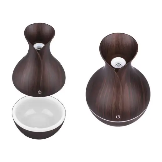 Air Humidifier LTC, 4 colors illuminated, 130ml, dark wood Photo