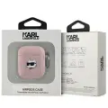 Karl Lagerfeld KLA2PGCHPP AirPods 1|2 cover różowy|pink Monogram Choupette Head Foto 3