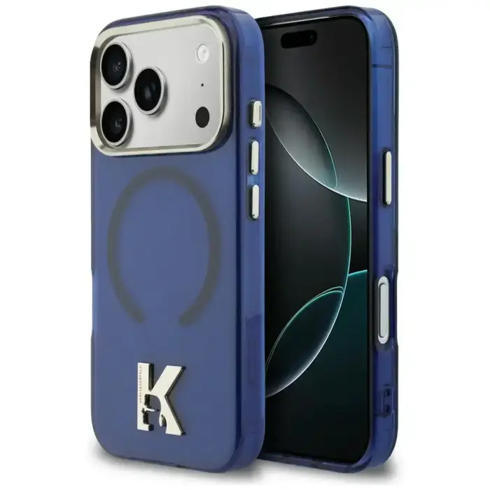 Case Karl Lagerfeld IML K Head for iPhone18 Pro / 17 Pro blue
