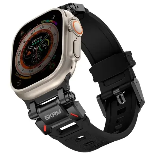 Skinarma Band Titon Apple Watch Ultra 49mm black Фото num
