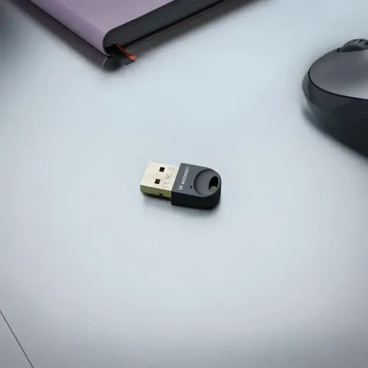 Mini Bluetooth 5.4 Adapter Wozinsky WUSB54YS USB-A Receiver Transmitter for Computer - Black Фото num