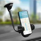 Car phone holder Forcell F-Grip Oval 27 cm windshield / dashboard / air vent black Photo