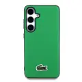 Lacoste Iconic Petit Pique Woven Logo MagSafe Case for Samsung Galaxy S25 Green Foto 2