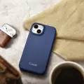 iCarer CE Premium Leather Folio Case iPhone 14 Plus Magnetic Flip Leather Folio Case MagSafe Blue (WMI14220715-BU) — Photo 6