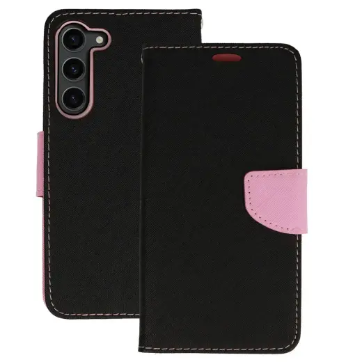 Fancy Case for Samsung Galaxy S23 Plus black-pink