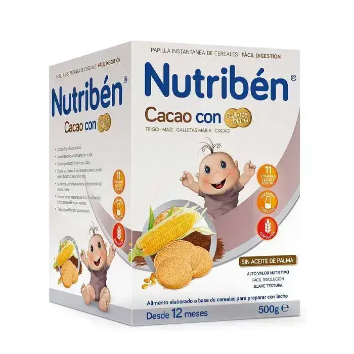 Nutribén Cocoa with Maria Cookies 500g