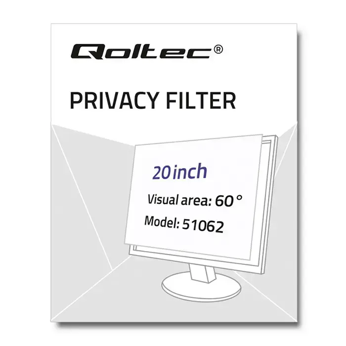 Qoltec Privacy filter 20" | 16:10 | Eye protection | Panoramic Foto 3
