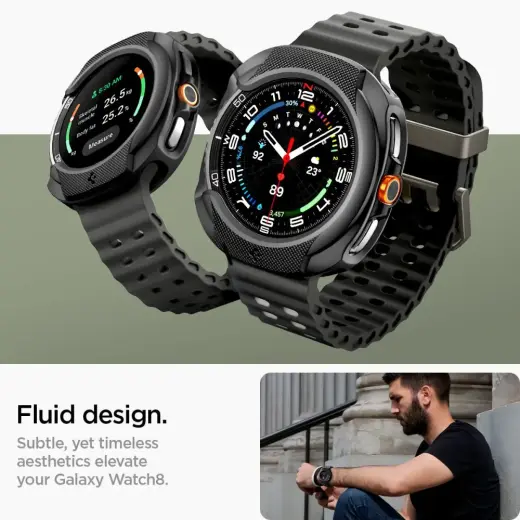 SPIGEN LIQUID AIR SAMSUNG GALAXY WATCH 8 CLASSIC (46 MM) MATTE BLACK Foto 10