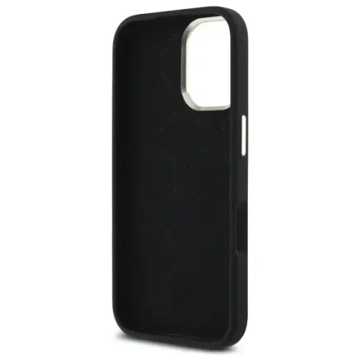 Guess GUHCP16SSMBSLK iPhone 16 6.1" black hardcase Silicone Script Metal Logo & Frame Foto 7