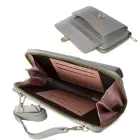 Knitted bag for phone GCW06 grey Фото num