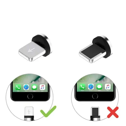 Plug adapter for magnetic USB Cable Lightning silver Foto 9