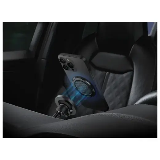 UNIQ Gripfit magnētisks lipīgs turētāja gredzens telefoniem melns Foto 3