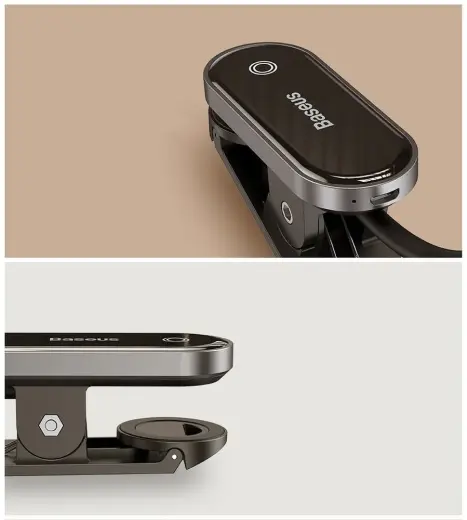 Baseus mini LED lasāmspuldze ar klipu pelēka (DGRAD-0G) Foto 5