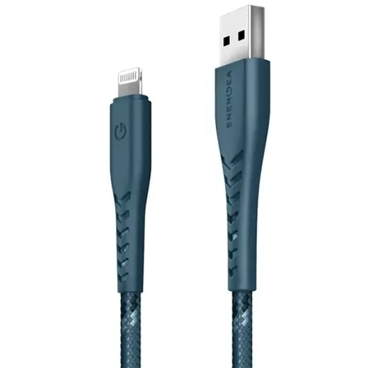 Energea Nyloflex C89 провод для передачи данных и зарядки | MFI | USB-A на Lightning | 15W | 1.5m | синий Фото num