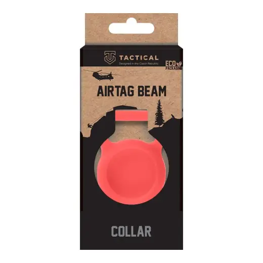 Tactical Airtag Beam Collar Red Фото num
