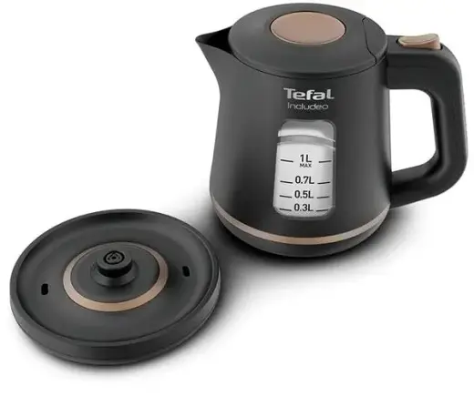 TEFAL tējkanna Includeo, 2400W, 1L, melna Фото num