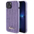 Guess Sequin Script Metal case for iPhone 15 - purple — Foto 1