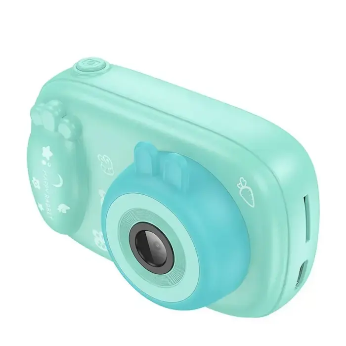 Digital kids camera with selfie function Hoco 1MP 2,0" HD Ready DV205 blue Foto 2