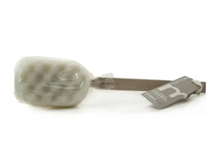 Sponge brush with massage side Natural