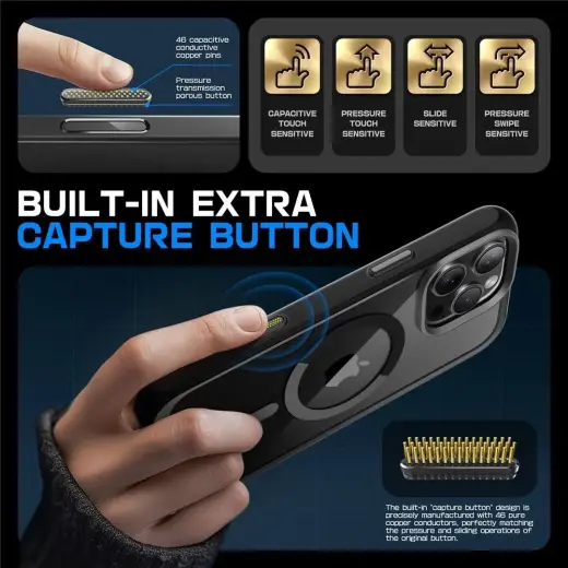 Supcase UB Mag Case with MagSafe for iPhone 16 Pro Max - Black Photo