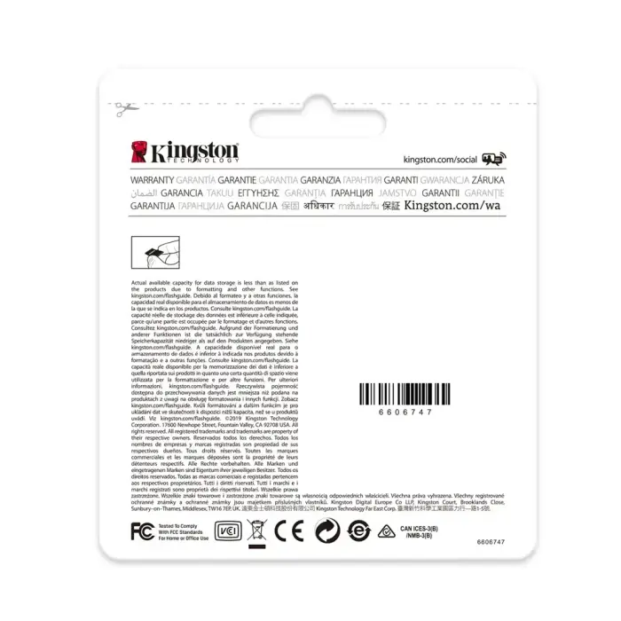 Kingston memory card 64GB microSDXC Endurance cl. 10 UHS-I 95 MB/s Фото num