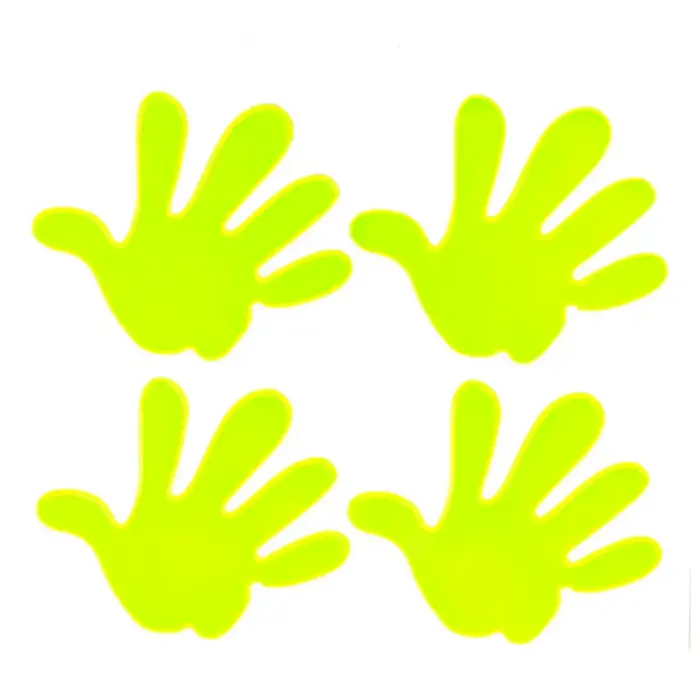 Fluorescējošo uzlīmju komplekts HANDS AMIO-03942