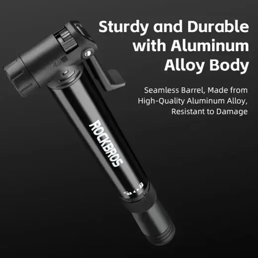 Rockbros 42320010001 Bicycle Pump Hand + Screwdriver - Black Foto 6