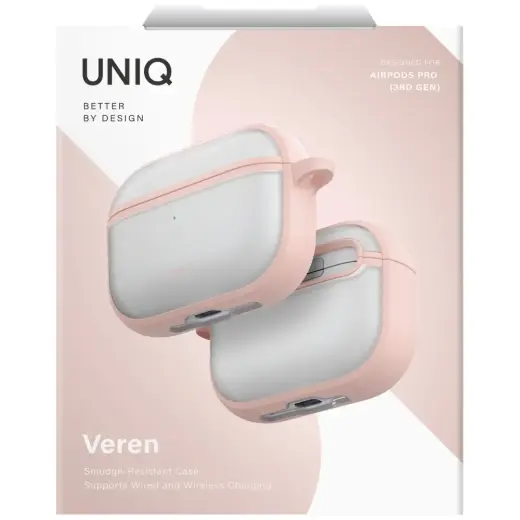 Case UNIQ Veren for AirPods Pro 3 pink Foto 5