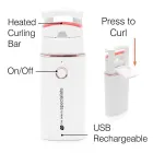 Rio Wowlash Heated Eyelash Curler in White Foto 9