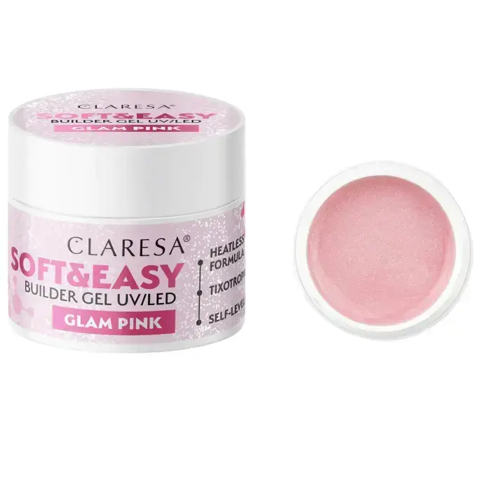 Claresa Soft Easy - glam pink builder gel 12 g