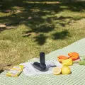 Jisulife Handheld Fan Life8 Mini Portable USB Fan with Power Bank and Flashlight - Blue Фото num
