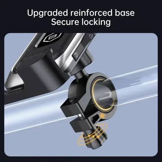 Blavec Uchwyt Rowerowy BV-02 Velo to handlebar (BV02-HSB) silver-black Photo