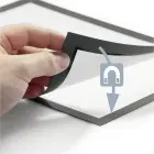 Pašlīpoša kabata DURABLE DURAFRAME®A4, ar rāmi melnā krāsā, 2 gab./ iepak. Фото num