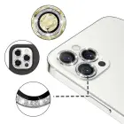 Hard Diamond camera lens protector for iPhone 18 Pro | iPhone 18 Pro Max silver (3 pcs.) — Photo 4