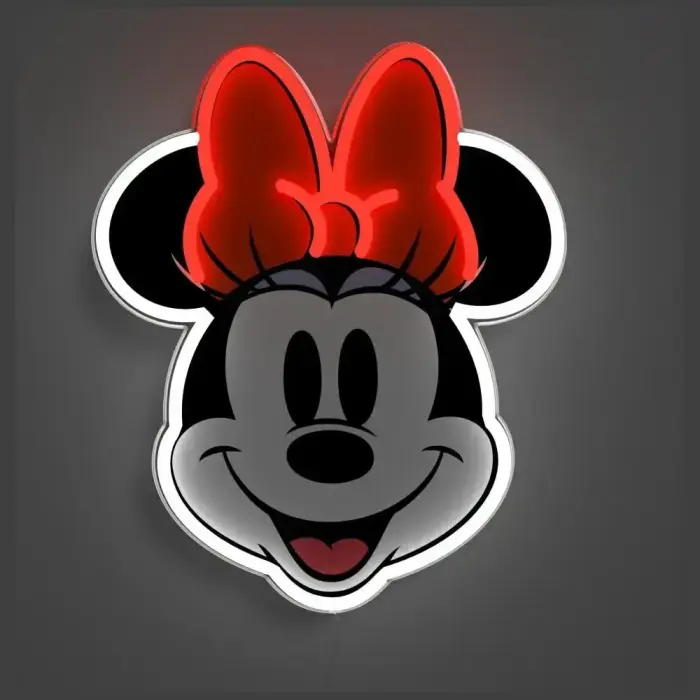 Neon Yellowpop Disney Minnie Printed     Face
