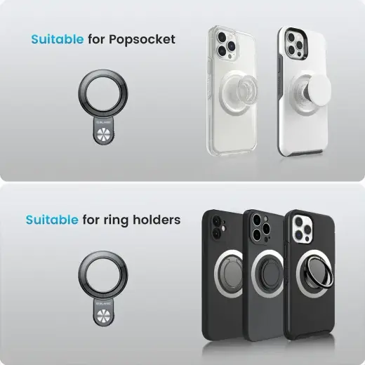 Blavec Car holder BH-03 magnetic Ring to air vent (BH03-MAVRB) black Foto 13