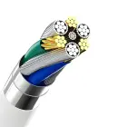 Dudao A4EU USB-A 2.1A wall charger - white + USB-A - micro USB cable Photo