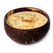 Tropikalia Svíčka v kokosu - vůně Thajská Limetka a mango