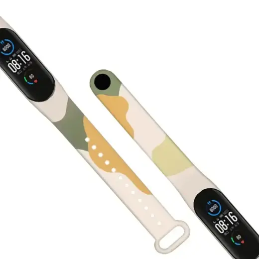 Strap Moro band for Xiaomi Mi Band 3 / 4 silicone strap watch bracelet pattern 10 Foto 3