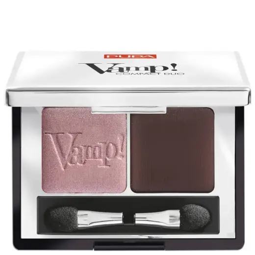 Vamp! Compact Duo Eyeshadow - 002 Pink Earth by Pupa Milano for Women - 0.078 Oz Eye Shadow Foto 1