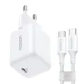 Ugreen X513 зарядное устройство | 30W | GaN | USB-C | с проводом USB-C на USB-C в комплекте | белое Фото num